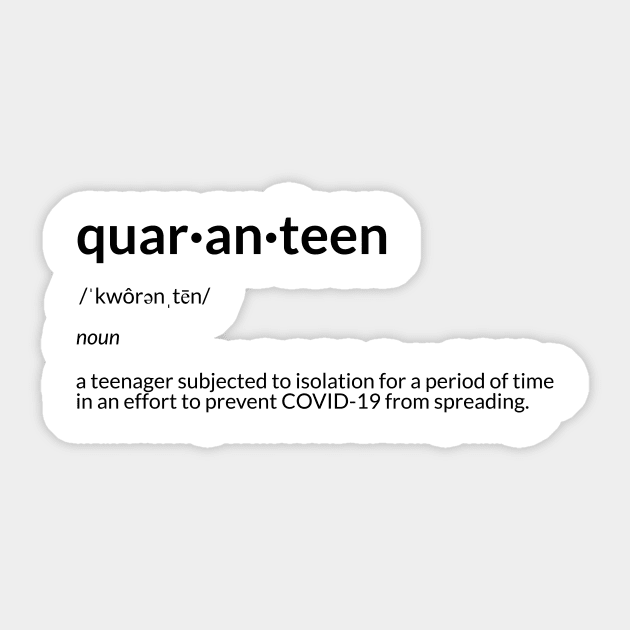 Quaranteen Definition Sticker by KHJ